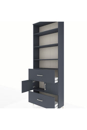 Arges Dolap 5 Raflı 2 Çekmeceli 2 Kapaklı 88x30x243 - S33M146V5A