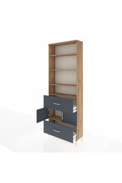 Arges Dolap 5 Raflı 2 Çekmeceli 2 Kapaklı 88x30x243 - S33M146V8A