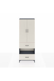 Arges Dolap 5 Raflı 2 Çekmeceli 2 Kapaklı 88x30x243 - S33M147V4A