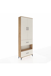 Arges Dolap 5 Raflı 2 Çekmeceli 2 Kapaklı 88x30x243 - S33M147V7A