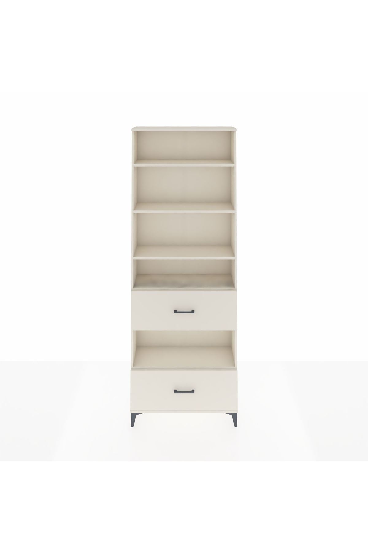 Arges Dolap 5 Raflı 2 Çekmeceli 88x30x243 - S33M148V1A