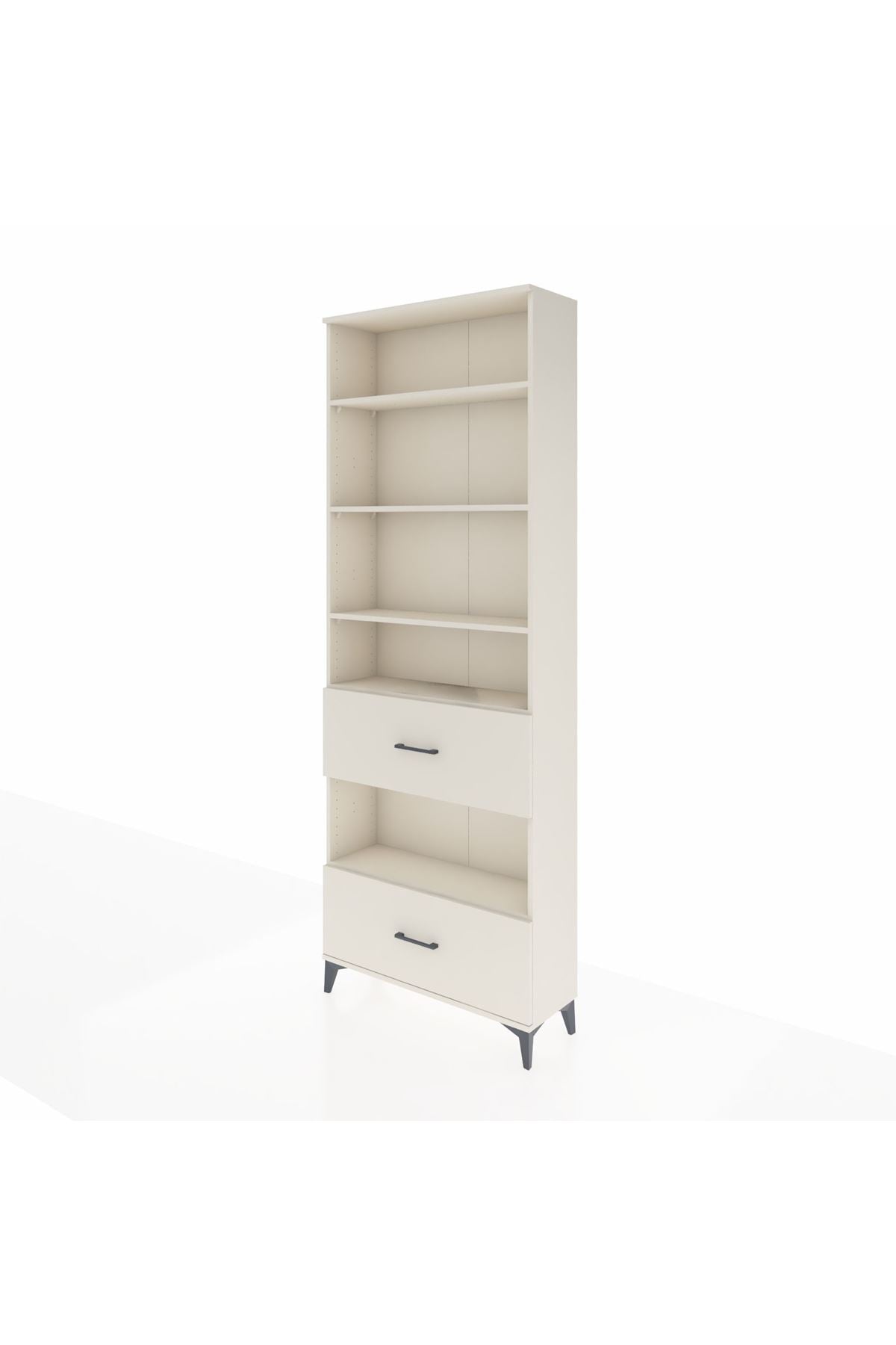 Arges Dolap 5 Raflı 2 Çekmeceli 88x30x243 - S33M148V1A