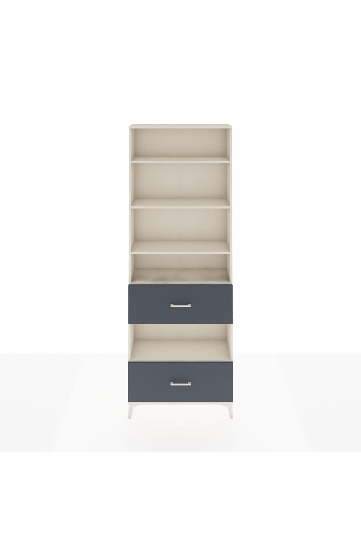 Arges Dolap 5 Raflı 2 Çekmeceli 88x30x243 - S33M148V2A