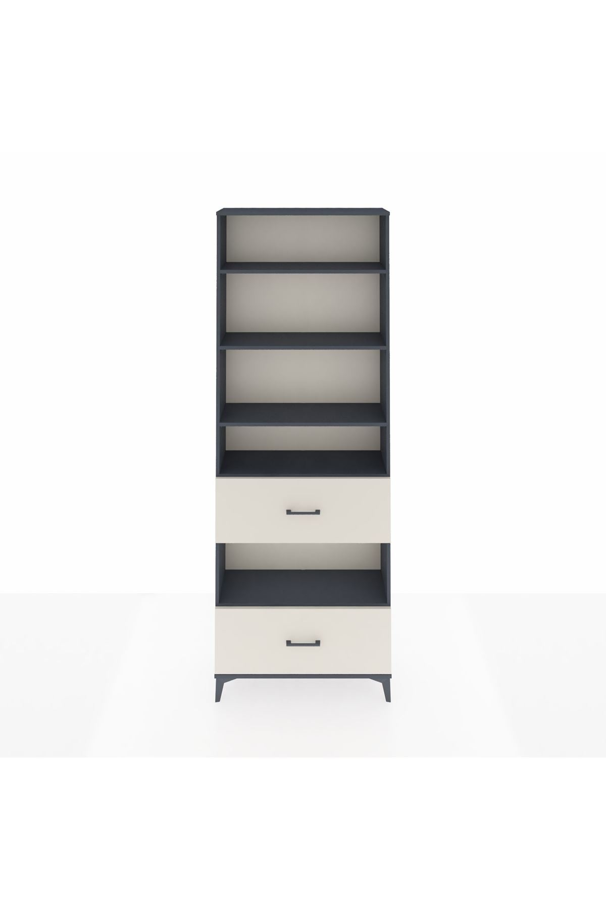 Arges Dolap 5 Raflı 2 Çekmeceli 88x30x243 - S33M148V4A