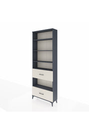 Arges Dolap 5 Raflı 2 Çekmeceli 88x30x243 - S33M148V4A