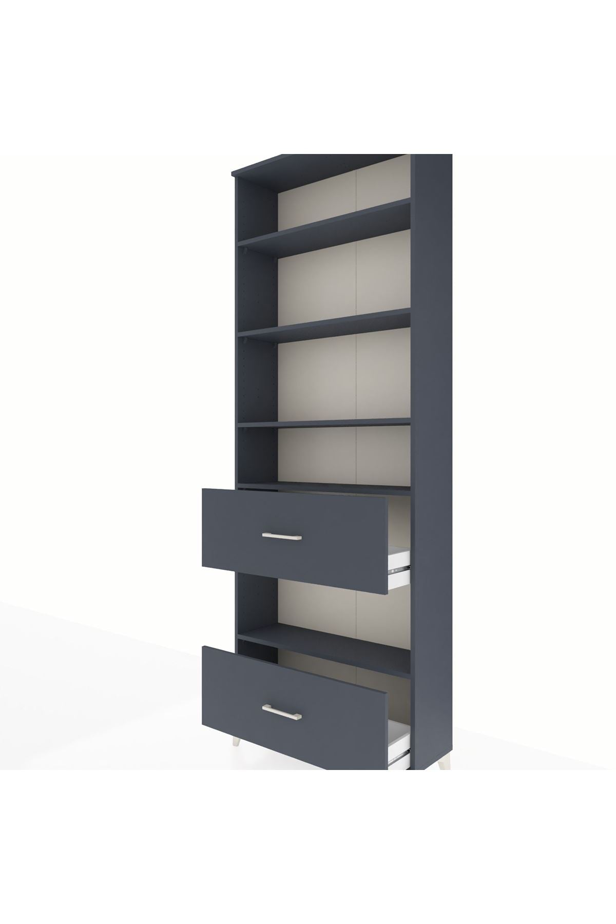 Arges Dolap 5 Raflı 2 Çekmeceli 88x30x243 - S33M148V5A