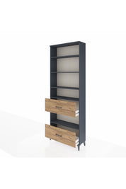 Arges Dolap 5 Raflı 2 Çekmeceli 88x30x243 - S33M148V6A
