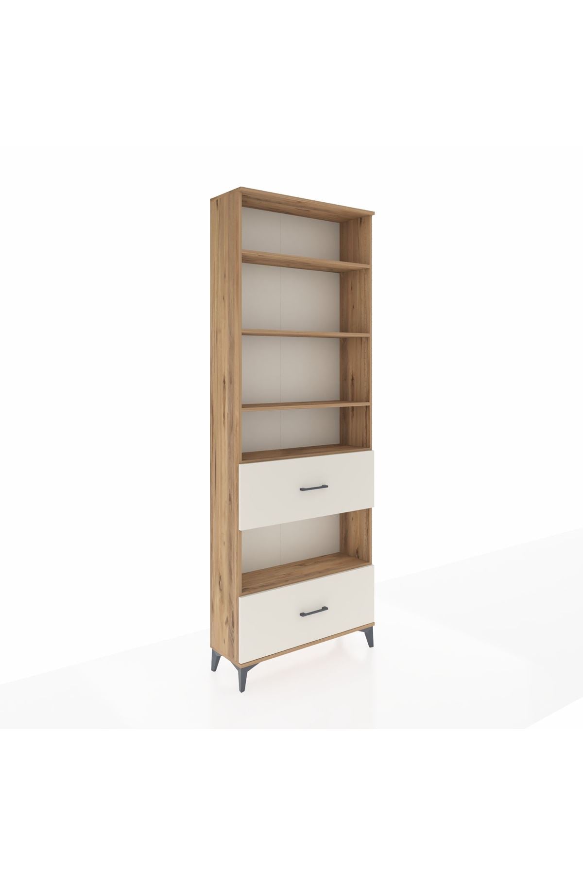 Arges Dolap 5 Raflı 2 Çekmeceli 88x30x243 - S33M148V7A