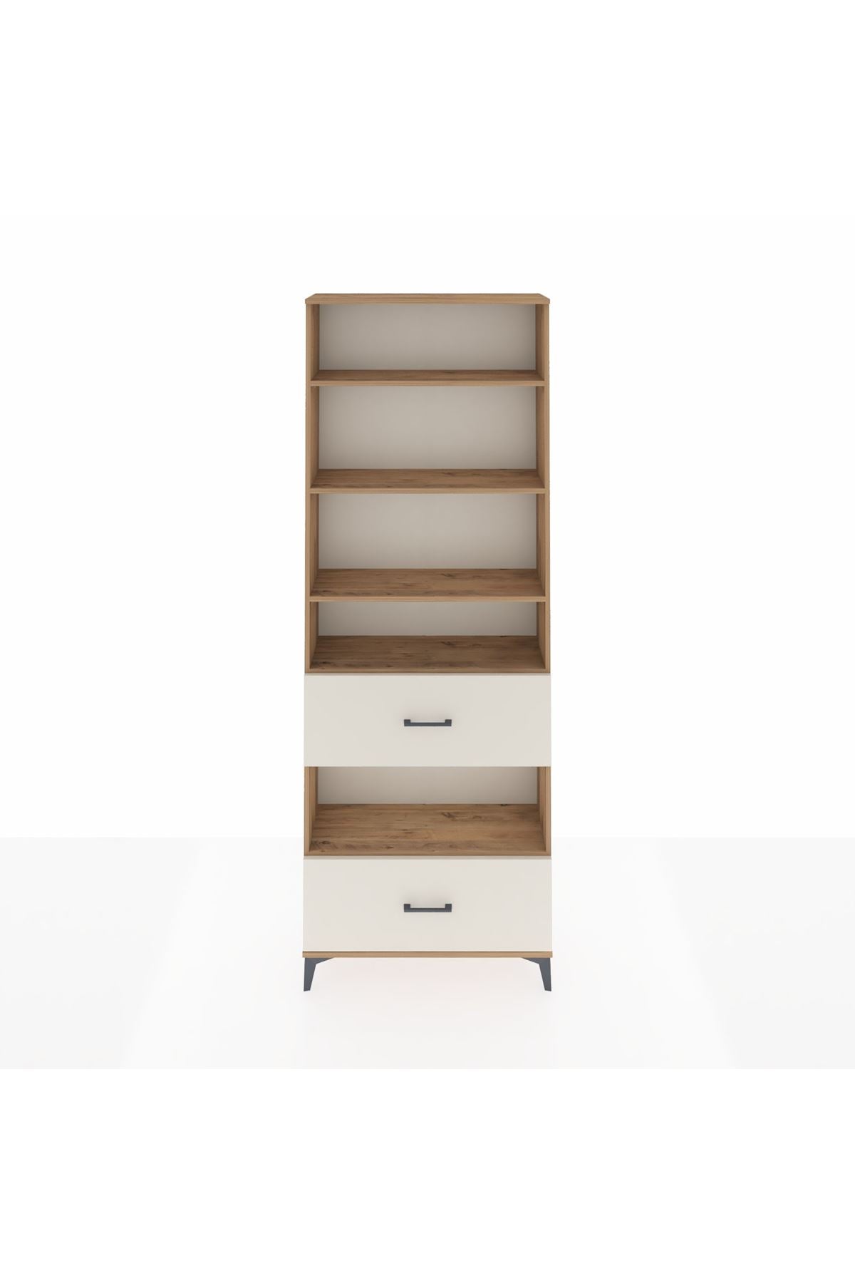 Arges Dolap 5 Raflı 2 Çekmeceli 88x30x243 - S33M148V7A