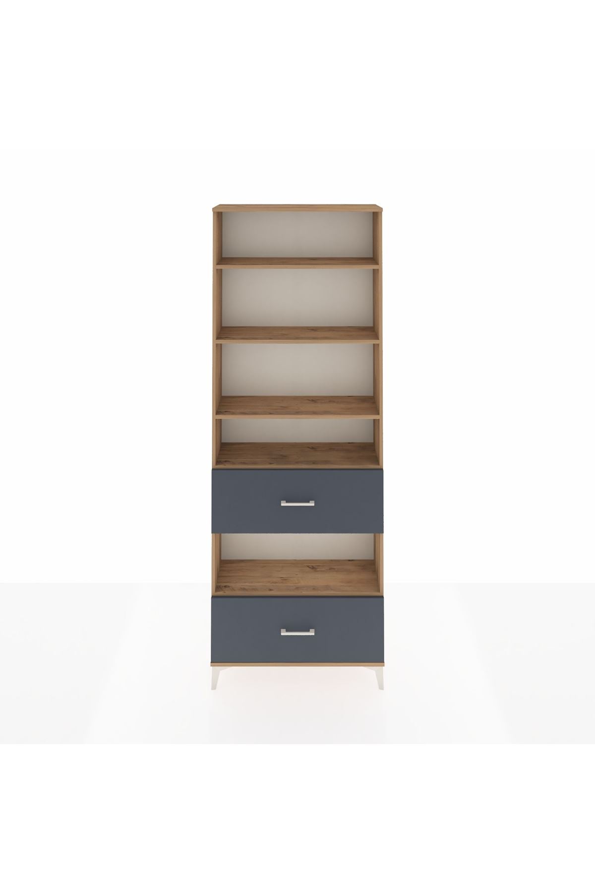 Arges Dolap 5 Raflı 2 Çekmeceli 88x30x243 - S33M148V8A