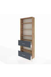 Arges Dolap 5 Raflı 2 Çekmeceli 88x30x243 - S33M148V8A