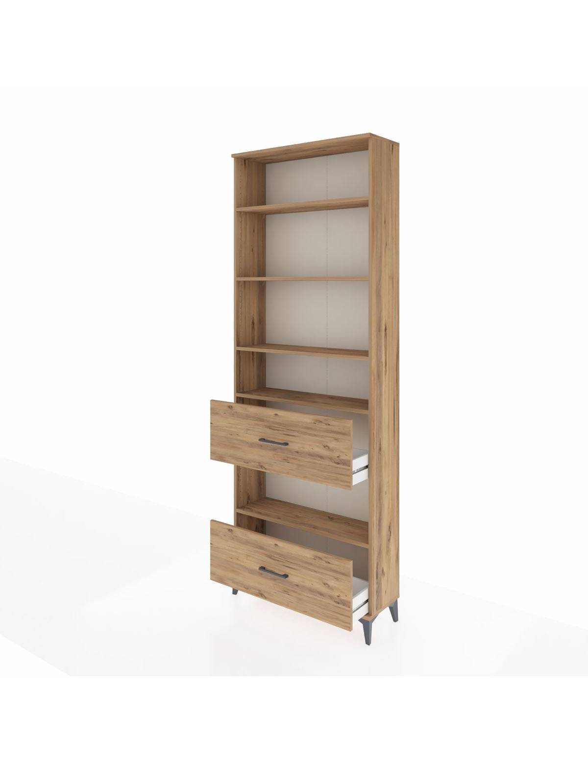 Arges Dolap 5 Raflı 2 Çekmeceli 88x30x243 - S33M148V9A