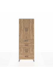 Arges Dolap 4 Raflı 3 Çekmeceli 4 Kapaklı 88x30x243 - S33M149V3A