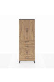 Arges Dolap 4 Raflı 3 Çekmeceli 4 Kapaklı 88x30x243 - S33M149V6A