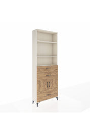 Arges Dolap 4 Raflı 3 Çekmeceli 2 Kapaklı 88x30x243 - S33M150V3A