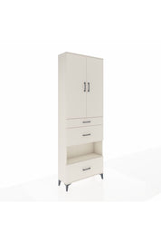Arges Dolap 4 Raflı 3 Çekmeceli 2 Kapaklı 88x30x243 - S33M151V1A