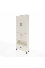 Arges Dolap 4 Raflı 3 Çekmeceli 2 Kapaklı 88x30x243 - S33M151V1A