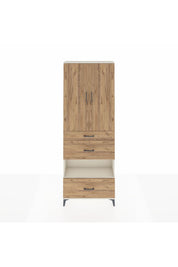 Arges Dolap 4 Raflı 3 Çekmeceli 2 Kapaklı 88x30x243 - S33M151V3A