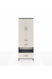Arges Dolap 4 Raflı 3 Çekmeceli 2 Kapaklı 88x30x243 - S33M151V4A
