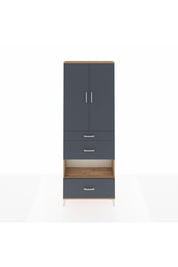 Arges Dolap 4 Raflı 3 Çekmeceli 2 Kapaklı 88x30x243 - S33M151V8A