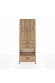 Arges Dolap 4 Raflı 3 Çekmeceli 2 Kapaklı 88x30x243 - S33M151V9A