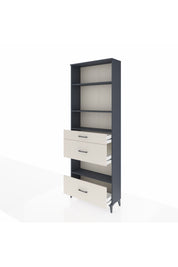 Arges Dolap 4 Raflı 3 Çekmeceli 88x30x243 - S33M152V4A