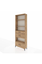 Arges Dolap 4 Raflı 3 Çekmeceli 88x30x243 - S33M152V9A
