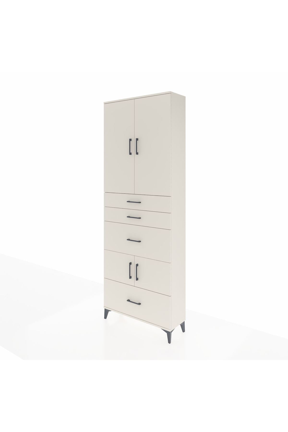 Arges Dolap 4 Raflı 4 Çekmeceli 4 Kapaklı 88x30x243 - S33M153V1A