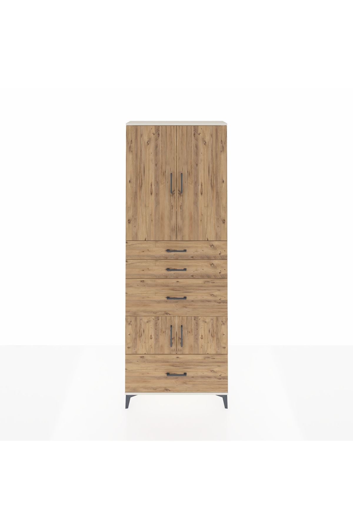 Arges Dolap 4 Raflı 4 Çekmeceli 4 Kapaklı 88x30x243 - S33M153V3A