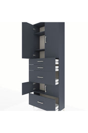 Arges Dolap 4 Raflı 4 Çekmeceli 4 Kapaklı 88x30x243 - S33M153V5A