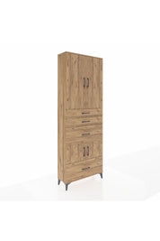 Arges Dolap 4 Raflı 4 Çekmeceli 4 Kapaklı 88x30x243 - S33M153V9A