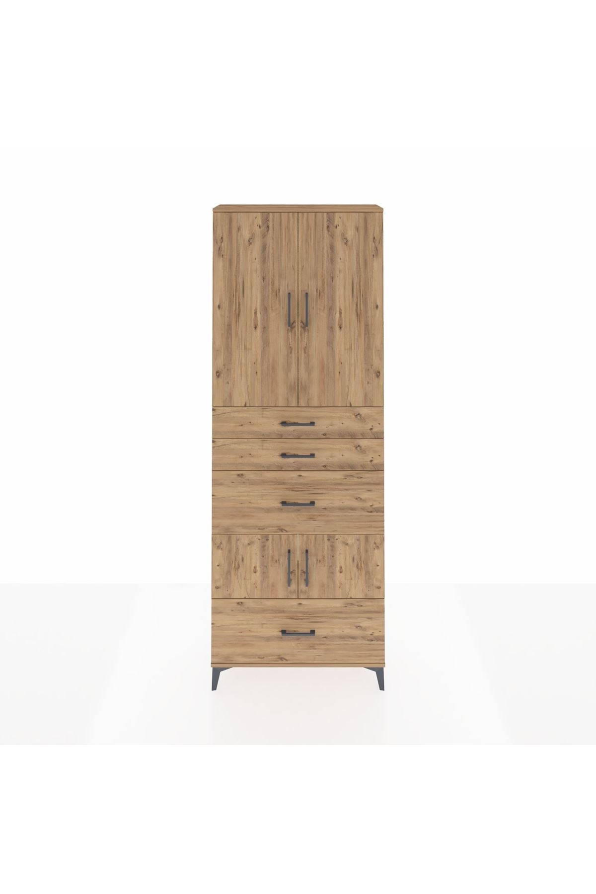 Arges Dolap 4 Raflı 4 Çekmeceli 4 Kapaklı 88x30x243 - S33M153V9A
