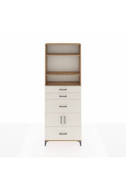 Arges Dolap 4 Raflı 4 Çekmeceli 2 Kapaklı 88x30x243 - S33M154V7A