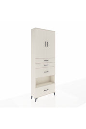 Arges Dolap 4 Raflı 4 Çekmeceli 2 Kapaklı 88x30x243 - S33M155V1A