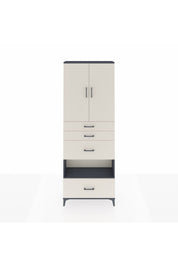 Arges Dolap 4 Raflı 4 Çekmeceli 2 Kapaklı 88x30x243 - S33M155V4A
