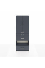 Arges Dolap 4 Raflı 4 Çekmeceli 2 Kapaklı 88x30x243 - S33M155V5A