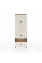 Arges Dolap 4 Raflı 4 Çekmeceli 2 Kapaklı 88x30x243 - S33M155V7A