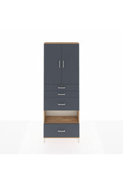 Arges Dolap 4 Raflı 4 Çekmeceli 2 Kapaklı 88x30x243 - S33M155V8A