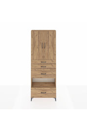 Arges Dolap 4 Raflı 4 Çekmeceli 2 Kapaklı 88x30x243 - S33M155V9A