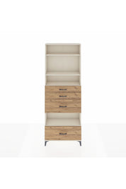 Arges Dolap 4 Raflı 4 Çekmeceli 88x30x243 - S33M156V3A