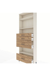 Arges Dolap 4 Raflı 4 Çekmeceli 88x30x243 - S33M156V3A