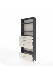Arges Dolap 4 Raflı 4 Çekmeceli 88x30x243 - S33M156V4A