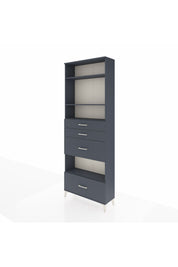 Arges Dolap 4 Raflı 4 Çekmeceli 88x30x243 - S33M156V5A