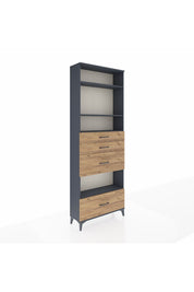 Arges Dolap 4 Raflı 4 Çekmeceli 88x30x243 - S33M156V6A