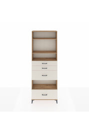 Arges Dolap 4 Raflı 4 Çekmeceli 88x30x243 - S33M156V7A