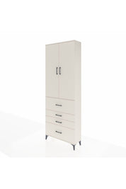 Arges Dolap 4 Raflı 4 Çekmeceli 2 Kapaklı 88x30x243 - S33M157V1A