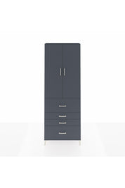 Arges Dolap 4 Raflı 4 Çekmeceli 2 Kapaklı 88x30x243 - S33M157V5A