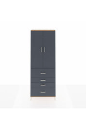 Arges Dolap 4 Raflı 4 Çekmeceli 2 Kapaklı 88x30x243 - S33M157V8A