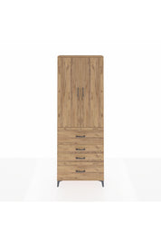 Arges Dolap 4 Raflı 4 Çekmeceli 2 Kapaklı 88x30x243 - S33M157V9A