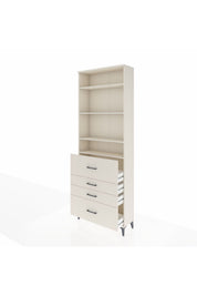 Arges Dolap 4 Raflı 4 Çekmeceli 88x30x243 - S33M158V1A